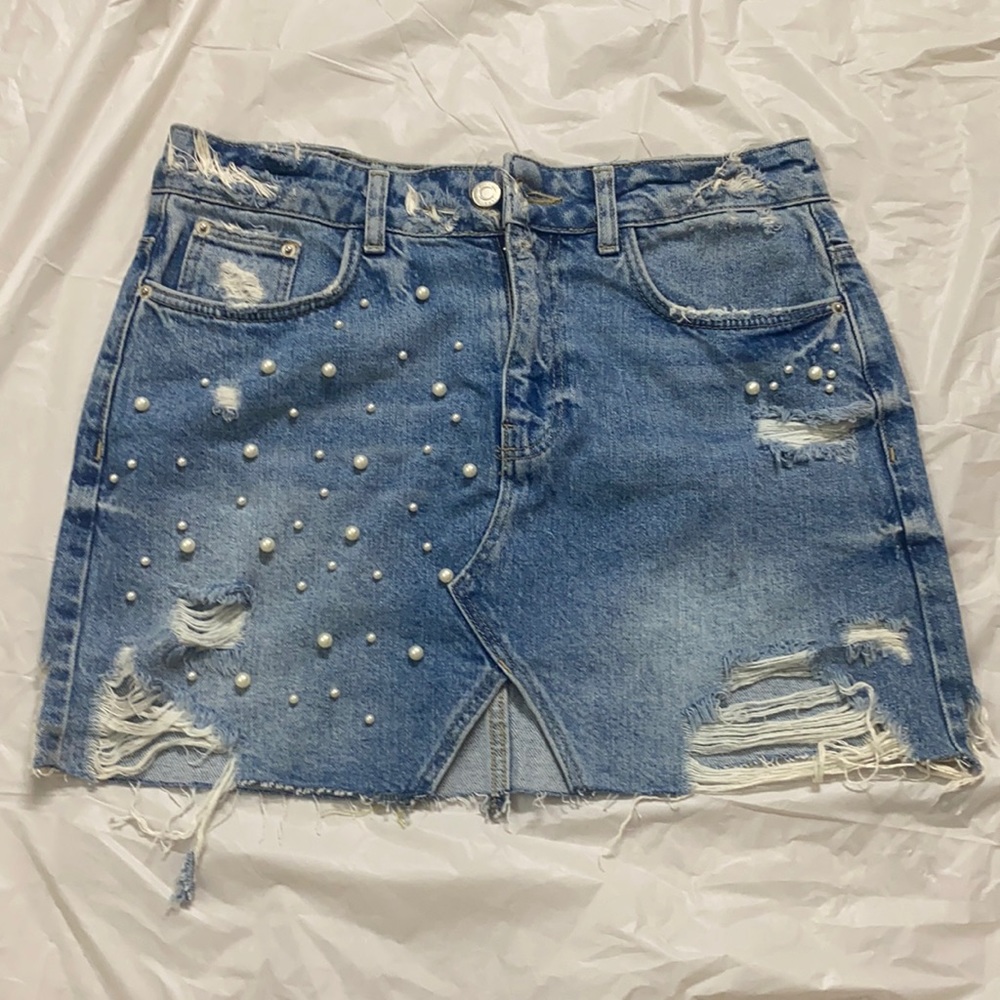 Zara denim skirt